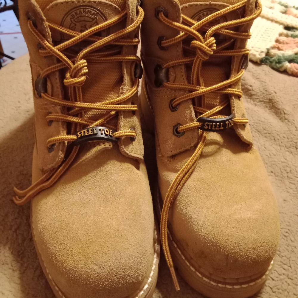 BRAHMA STEEL TOE BOOTS "ROBERT" US Size 7.5